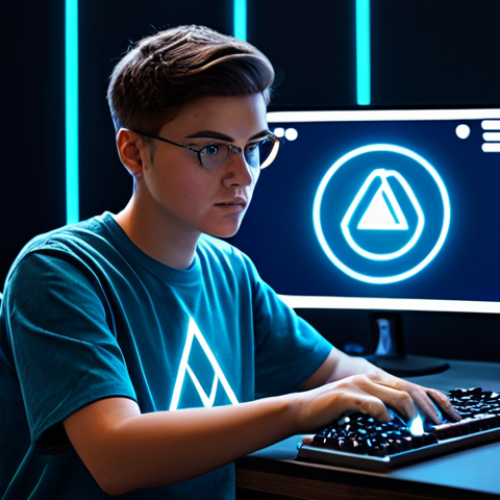 Home 17 A focused young adult gamer, gender-neutral, in a comfortable, modest t-shirt and jeans, seated at a modern gaming desk. They are holding a glowing, stylized "Arcane Symbol" in one hand, looking at it with a determined expression. The background features a subtle, futuristic interface with abstract game elements, suggesting an in-game shop or inventory screen. Professional photography, high detail, volumetric lighting, rich colors, perfect anatomy, correct proportions, natural pose, well-formed hands, proper finger count, natural body proportions, safe for work, appropriate content, fully clothed, family-friendly.