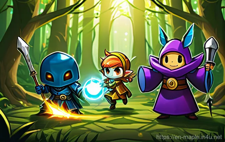메이플스토리 크리티컬 확률 계산법 - **"Strategizing for 100% Critical Rate"** A thoughtful, mid-shot image of a MapleStory archer ch...