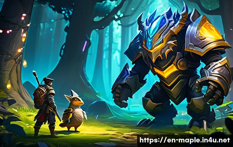 메이플스토리 메소 버는 법 - A vibrant fantasy game scene showcasing a skilled adventurer character equipped with legendary-tier ...